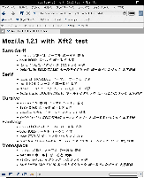 Xft2 + fontconfigͭMozillaǤɽ
